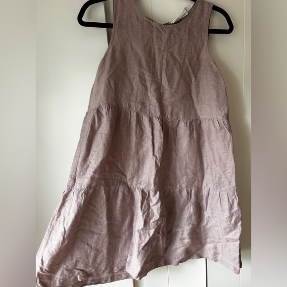 Lilac linen dress - Picture 2 of 3